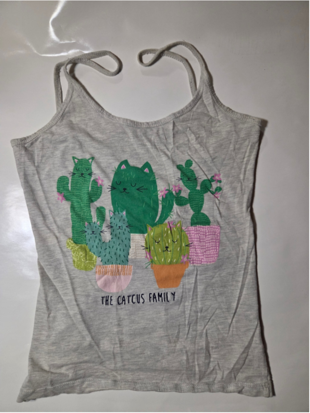 Kitty cactus tank